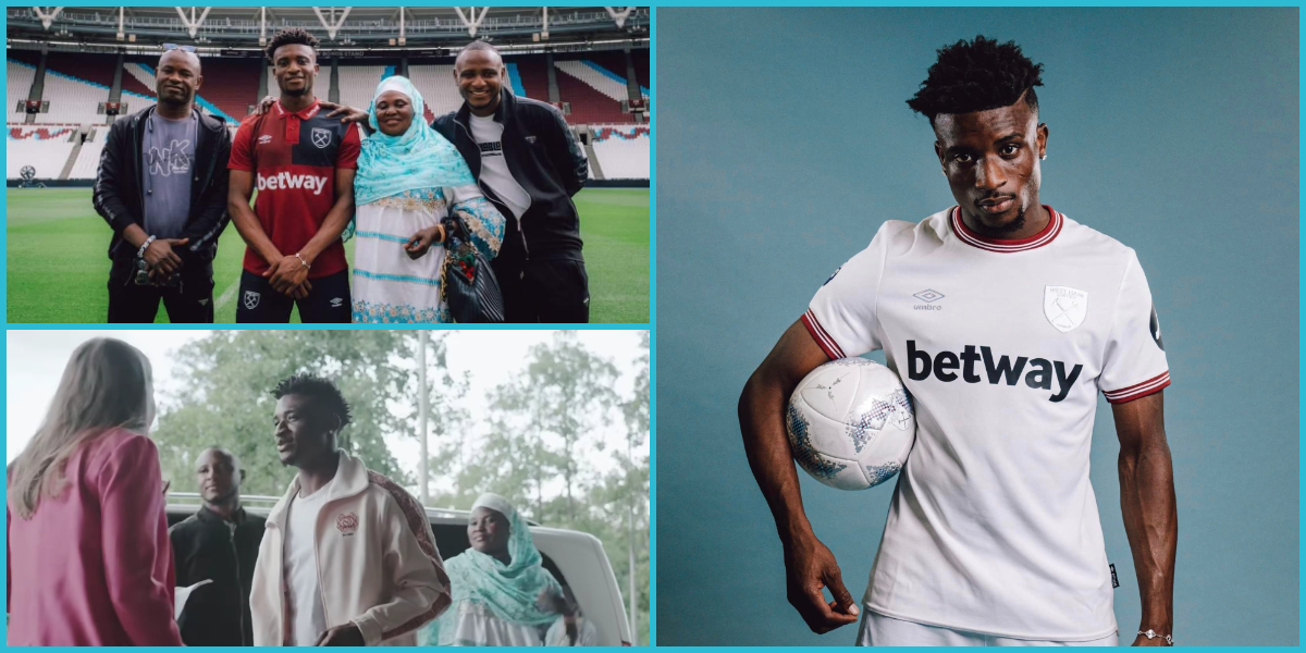 Behind the scenes video of Mohammed Kudus' West Ham unveiling shows how his mother was welcomed to London Stadium