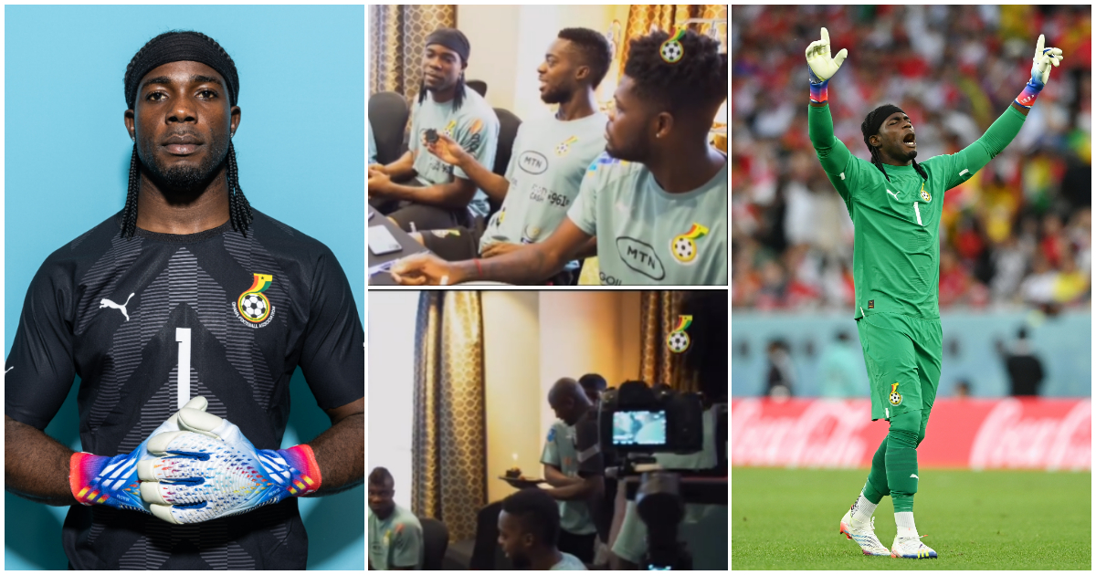 Ati Zigi: Black Stars goalie marks birthday at World Cup in Qatar, lovely video of Coach Otto Addo giving him a cake melts hearts