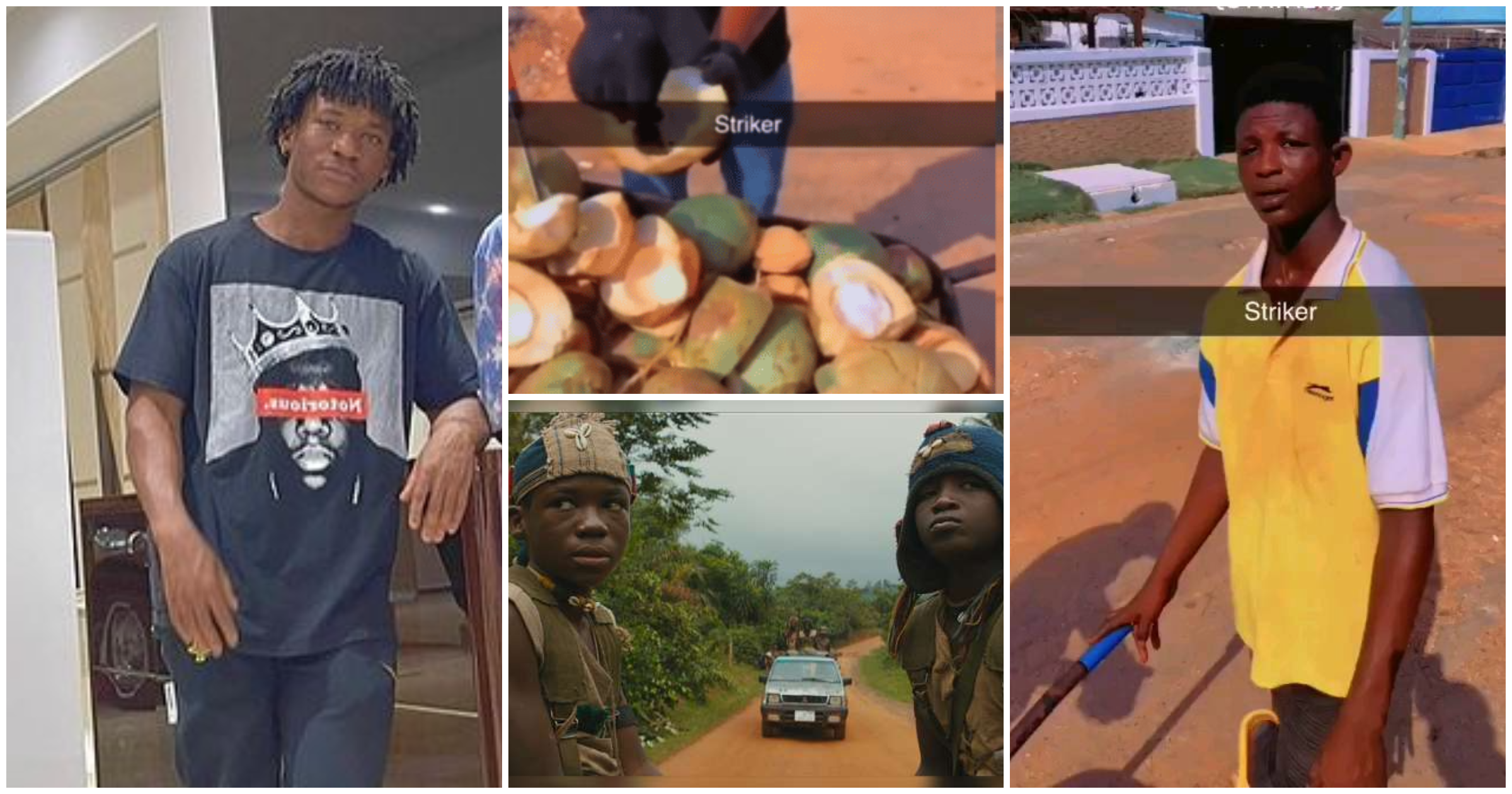 So sad: Abraham Attah's friend in Beast Of No Nation Strika now sells coconut after being paid $30k, video breaks hearts