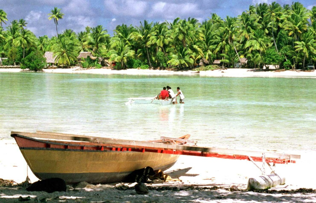 The pacific nation of Kiribati has a population of 115,372 (2023 est.) spread over 33 islands - although only 21 of the islands are habitable