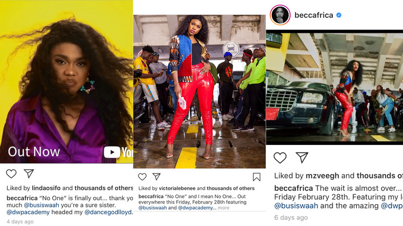 Becca blocks fans over No One song after being accused of stealing Sho Madjozi's John Cena
