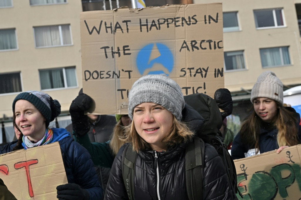 Greta Thunberg was at Davos, but not as a delegate, denouncing world leaders as part of the global warming problem