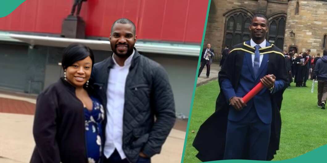 The Nigerian lady spoke about her husband's journey in the UK
