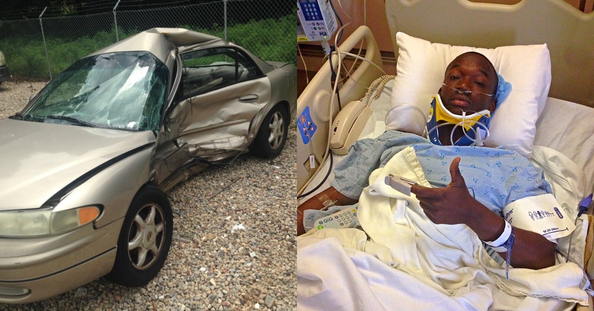 They don't know I survived - Man recounts massive crash with multiple fractures he survived