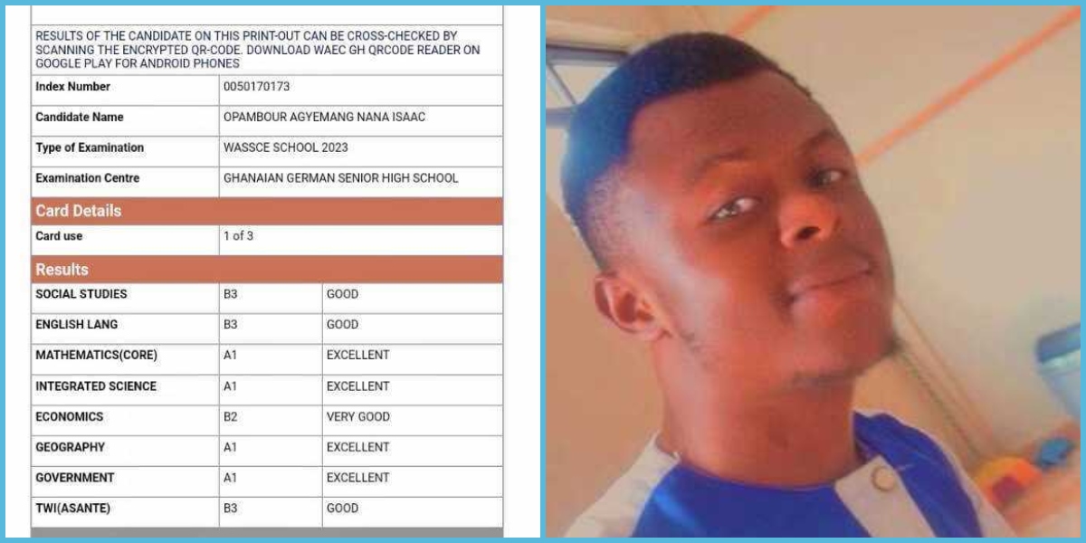 Ghanaian Who Excelled At His Second WASSCE Attempt Needs Financial Support To Further His Education