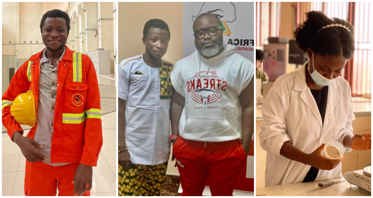 Two KNUST students successfully graduate after getting helped by kind Ghanaian man
