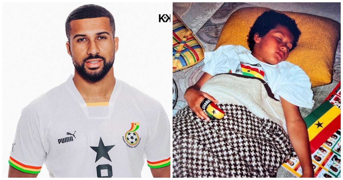 Childhood picture of Kofi Kyereh dreaming of playing for Black Stars heaps reactions online