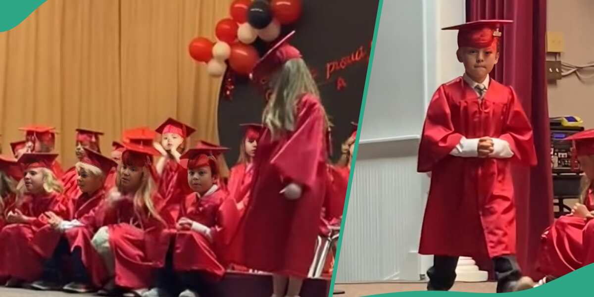 Little boy speaks on graduation day on what he wants to be when he grows up