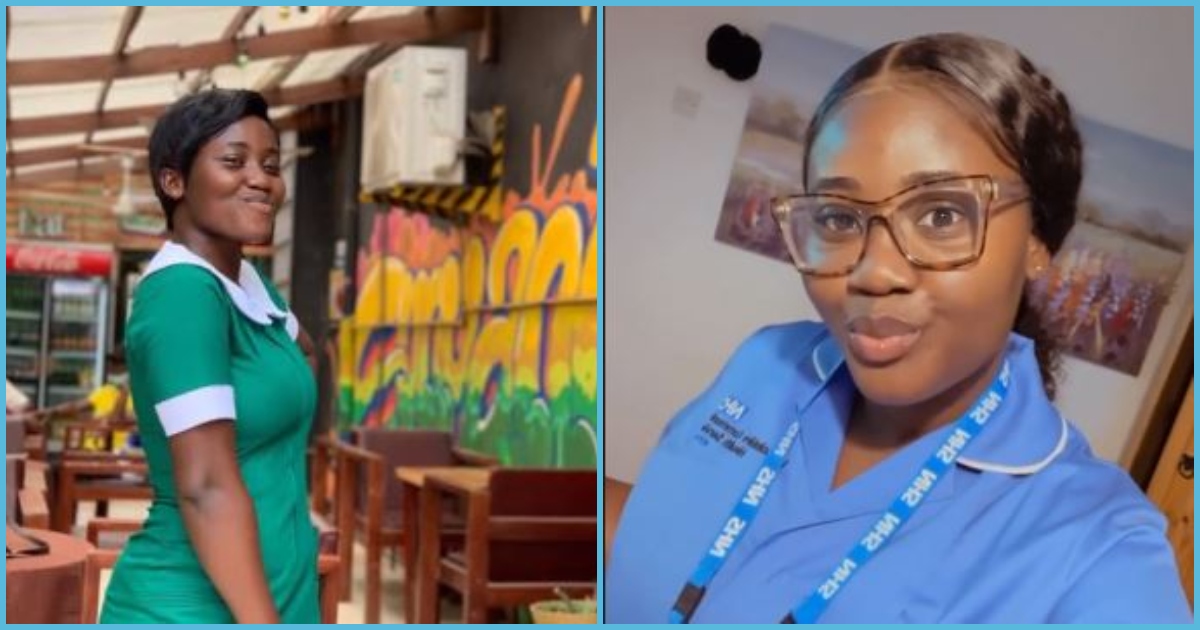 Ghanaian lady relocates abroad and becomes a registered nurse in UK