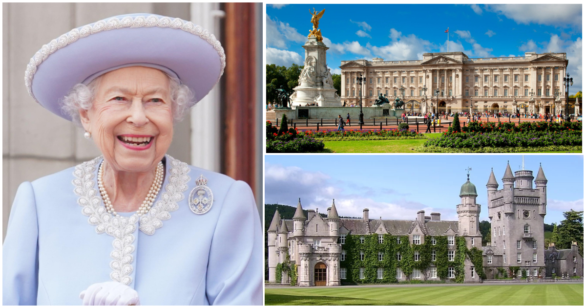 Buckingham Palace and 5 other mansions that belonged to Queen Elizabeth II before she died