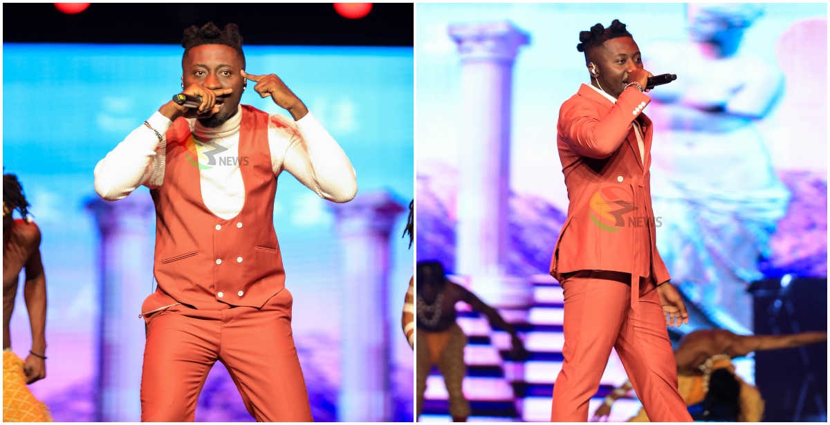 Video of Amerado's punchy entry & performance at VGMA23 that has gotten fans talking online