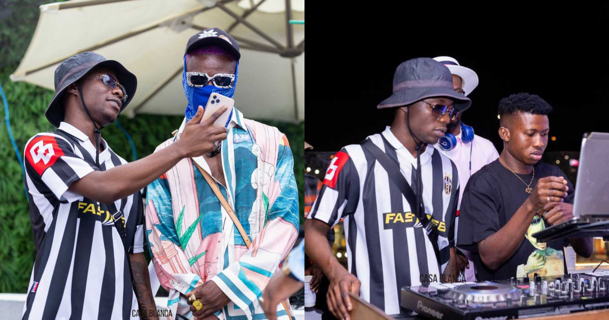 iPhxne DJ raises the flag of Ghana high as he thrills party goes at Casablanca Day Party