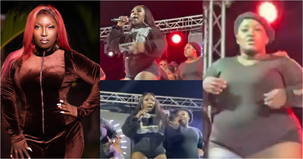 Eno Barony Shakes the Stage with Thick Dancers as she Performs Heavy Load at Teshie We Dey Concert