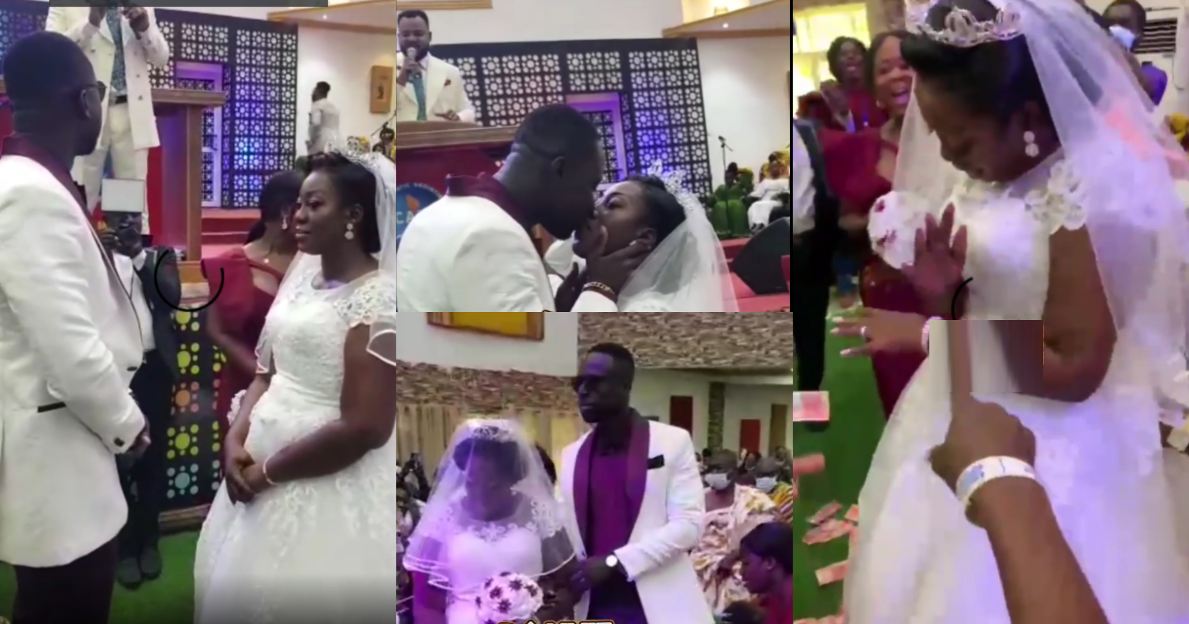 Funny Face Ex-Wife Nana Adjoa Ties Knot In White Wedding; Videos Drop -  