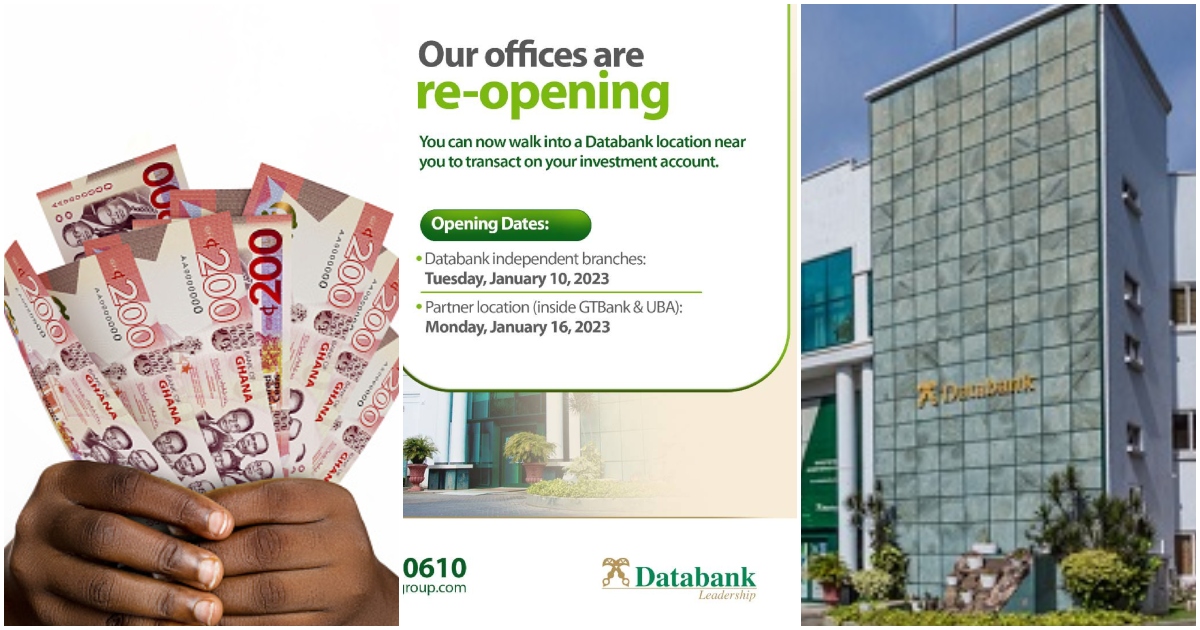 Databank has reopened its offices nationwide.