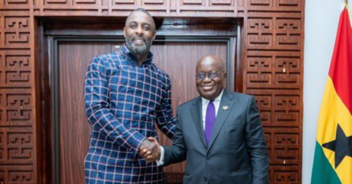 Idris Elba meets Akufo-Addo in Ghana