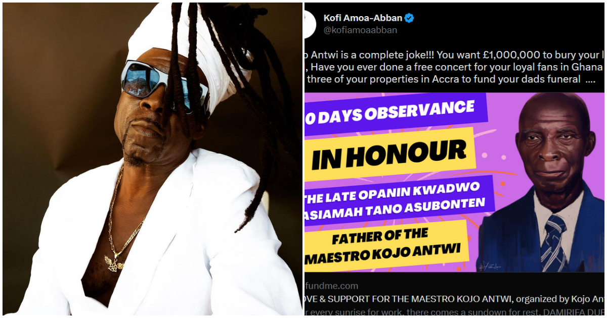 Kojo Antwi and his late father's funeral