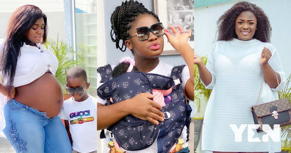 Tracey Boakye’s baby Nhyira gets photoshoot to mark 2-month birthday (Video)