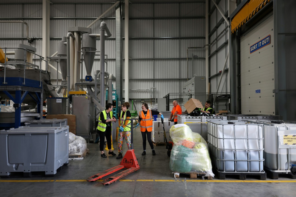 Recycling of its packaging is done at the company's headquarters in Poole, on England's south coast