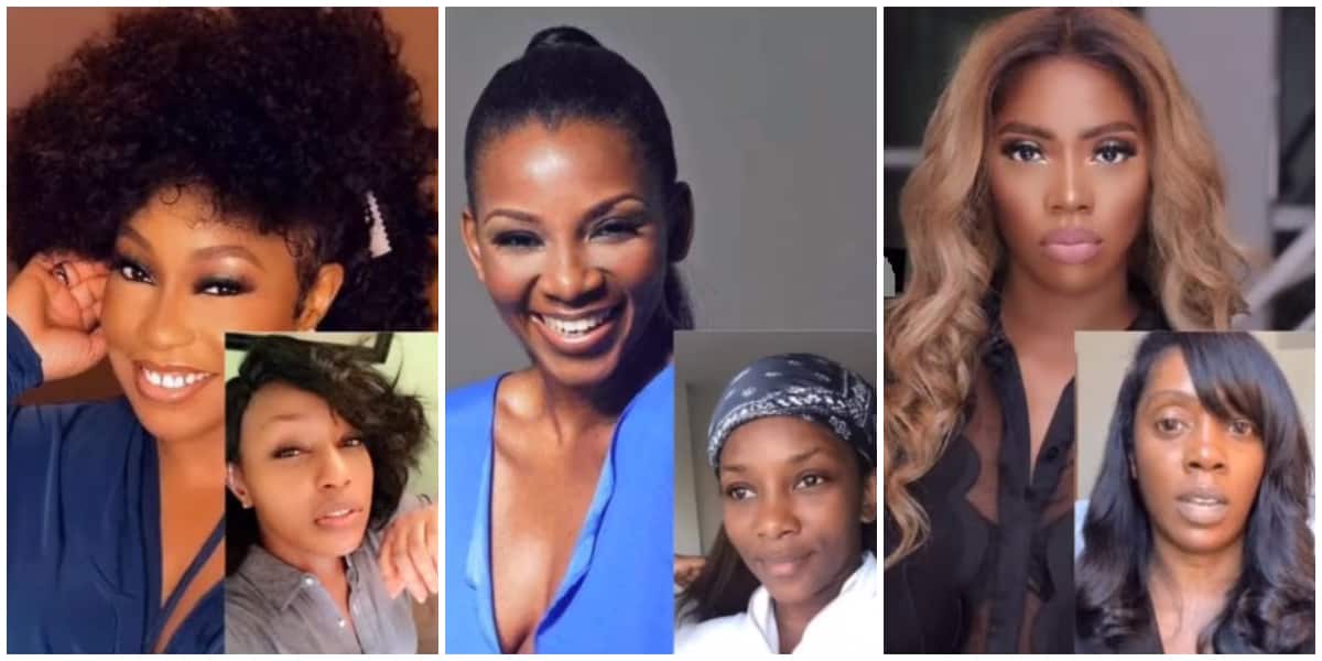 Some of them are very pretty: Fans react to video of Rita Dominic, 29 other stars without makeup