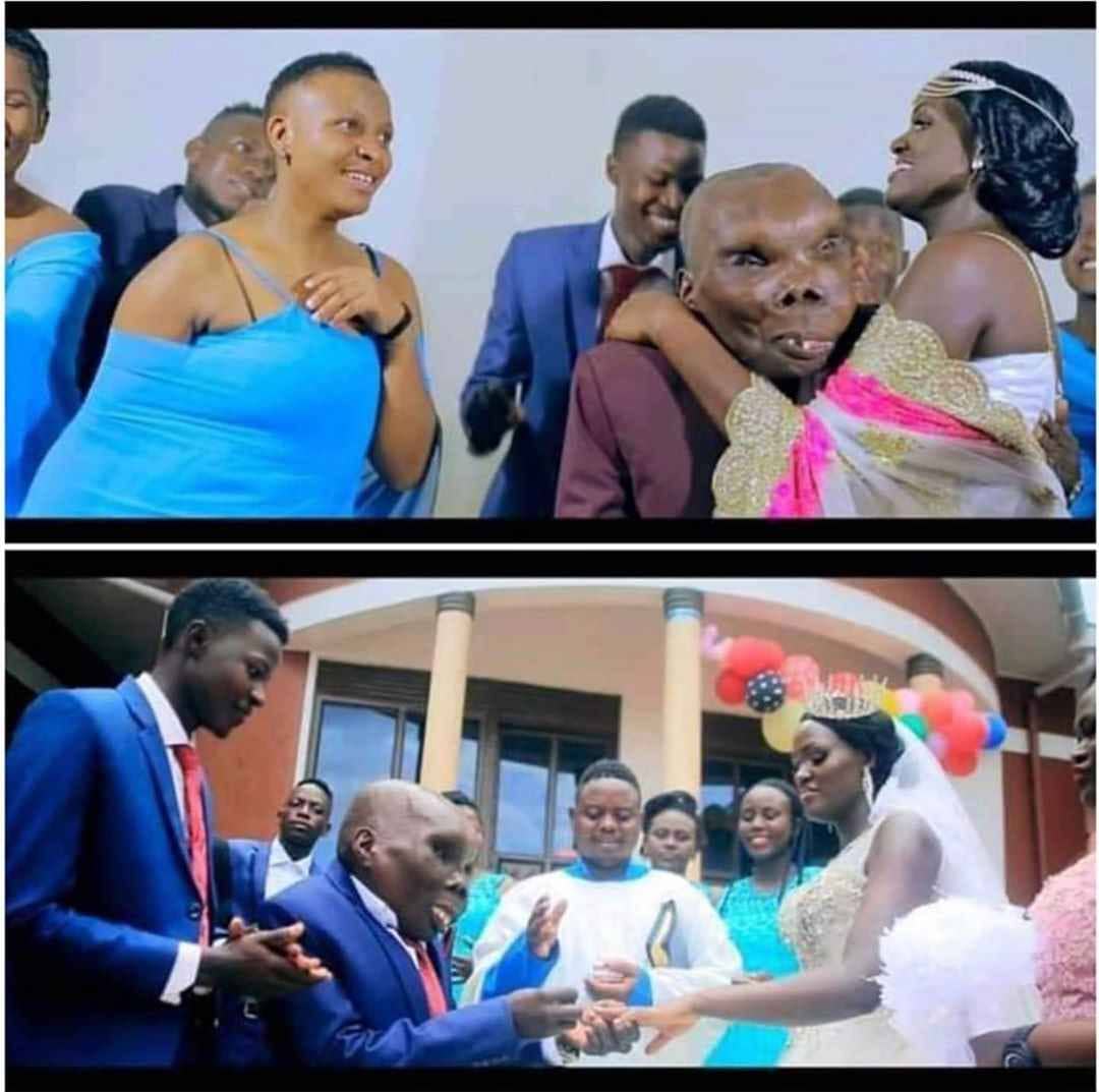Godfrey Baguma: Ugandan who won "Ugliest man" contest marries 3rd wife
