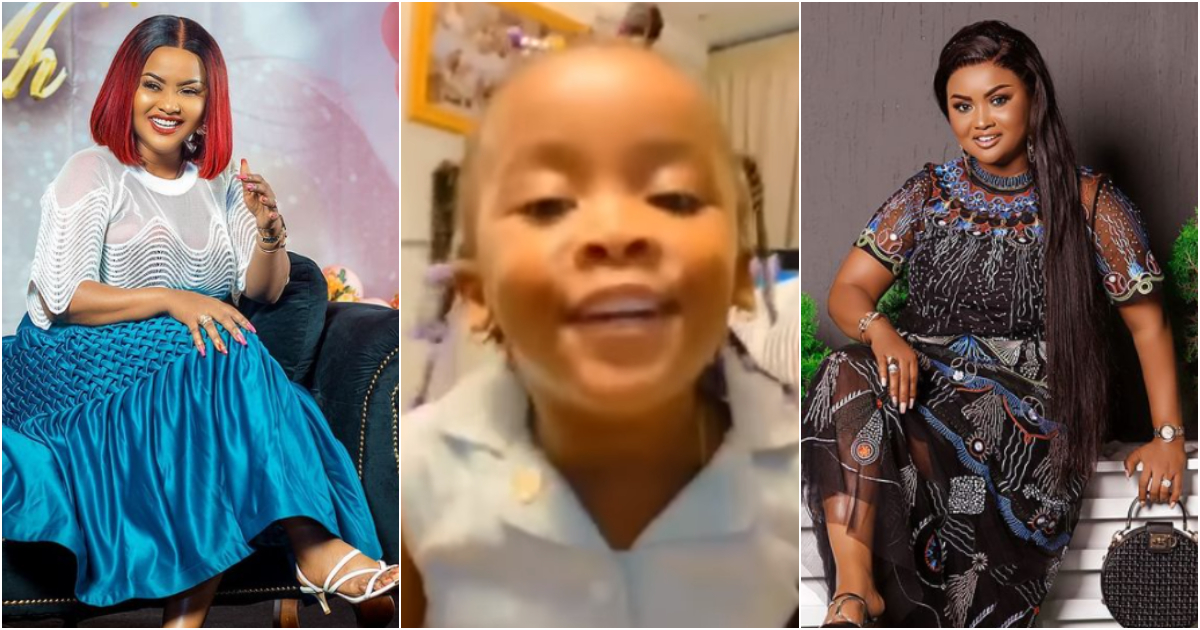 “I look beautiful” - Nana Ama McBrown's daughter Baby Maxin says in adorable video; many react