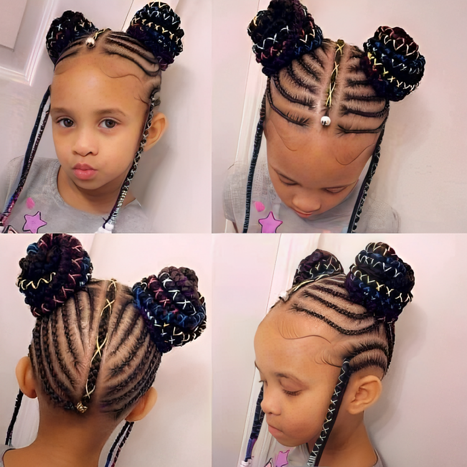 I Outdid Myself With This One | Medium Layered Braids - YouTube