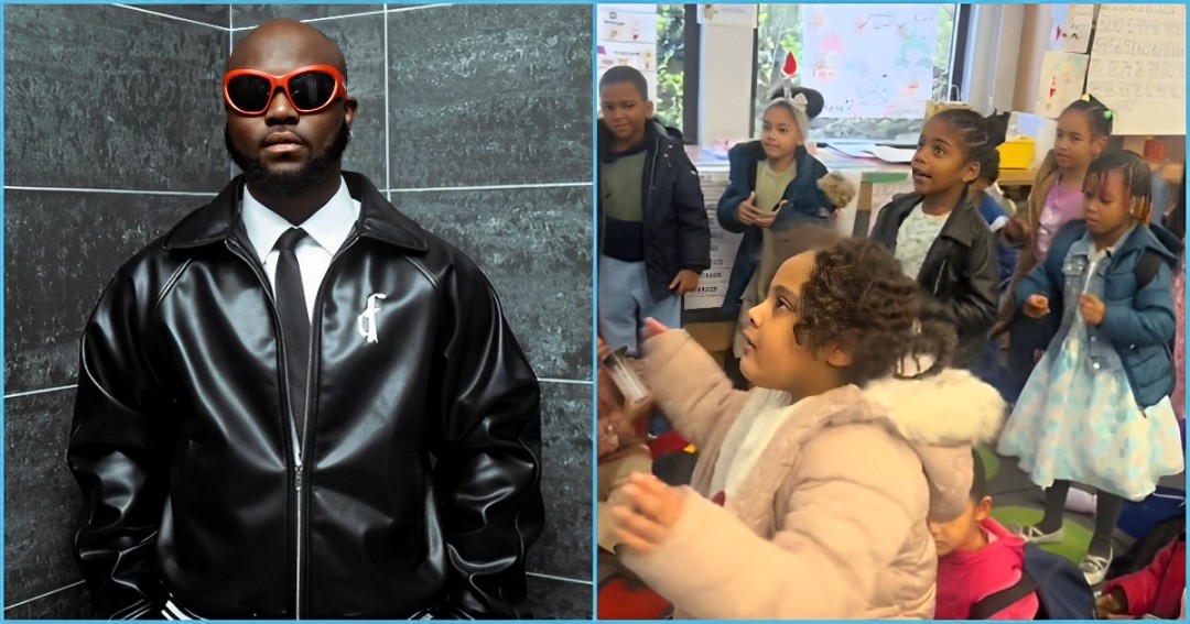 King Promise: School kids in the US sing Paris word for word, teacher left in awe (video)