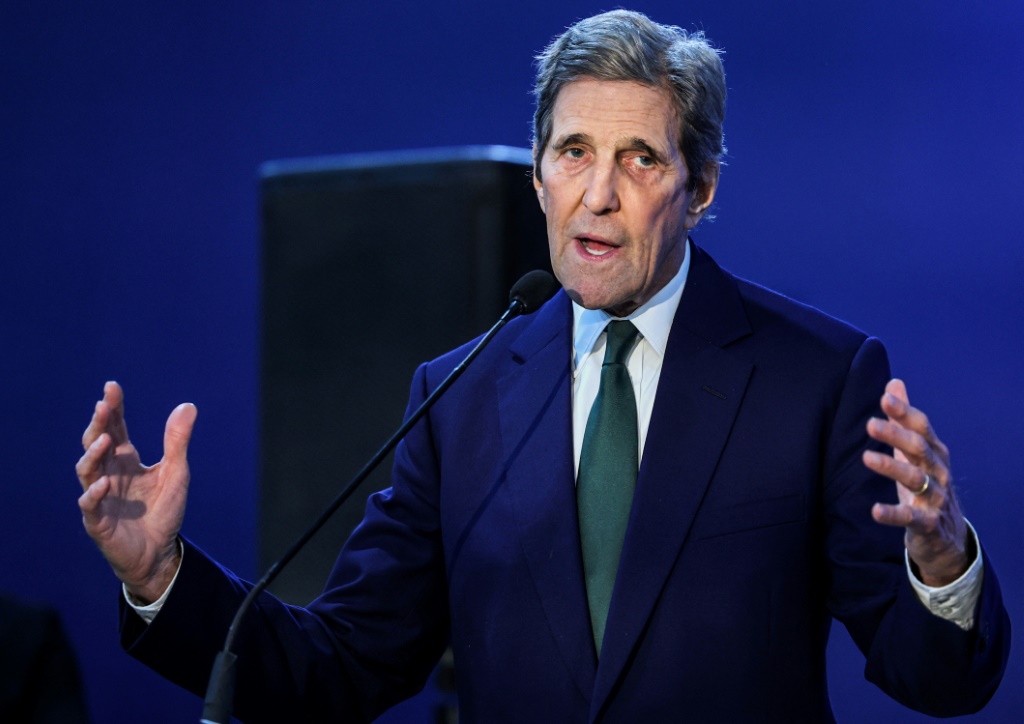 US Special Presidential Envoy for Climate John Kerry warned that the 'climate crisis ... threatens every single aspect of our lives on a daily basis'