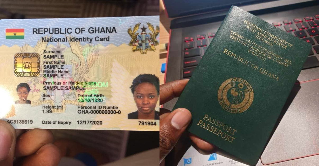 Ghana Card Is Not Replacing Passport National Identification 5089