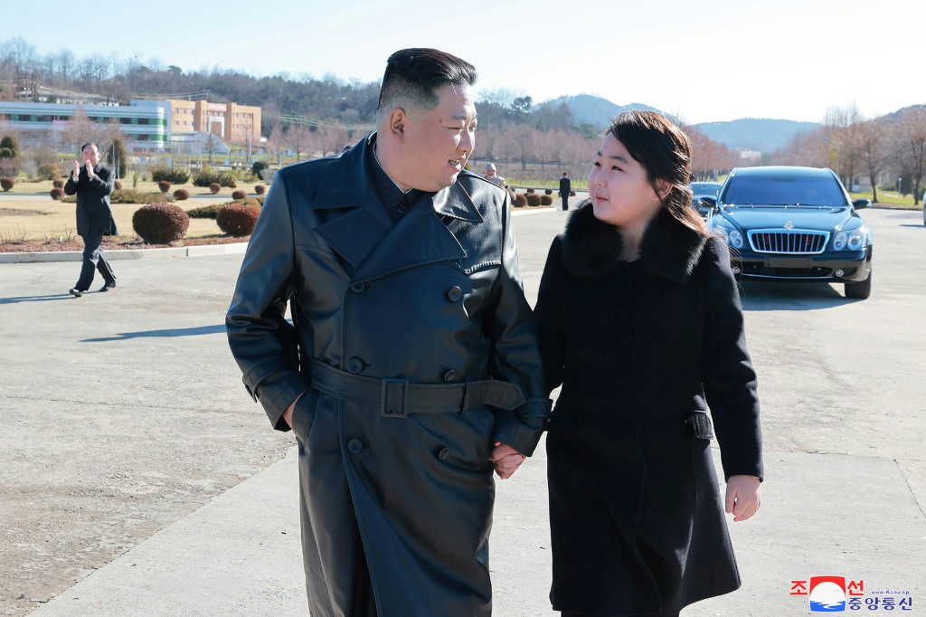 Kim's daughter was only revealed to the world for the first time at the ICBM launch