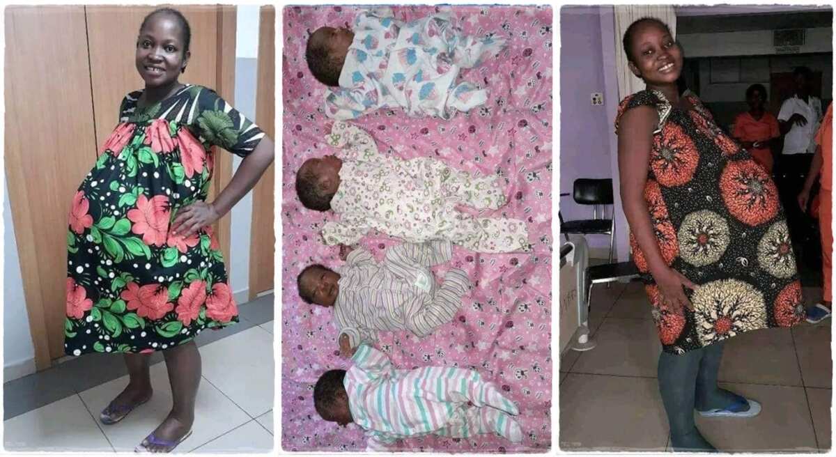 After 9 years of childlessness, woman gives birth to quadruplets, photos of cute babies go viral