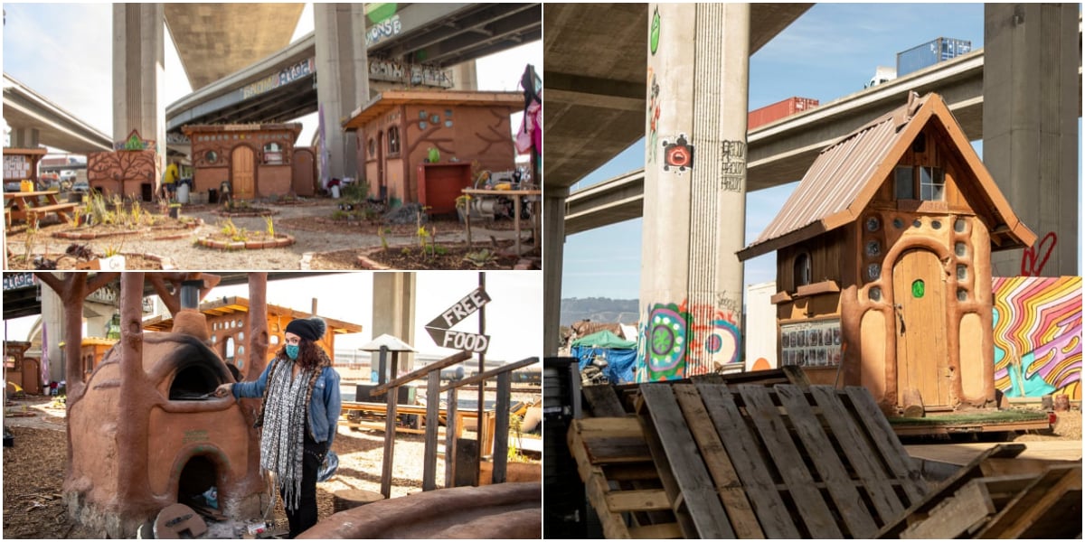 Homeless People Display Rare Creativity by Building Village under Bridge, it Has Clinic Facility