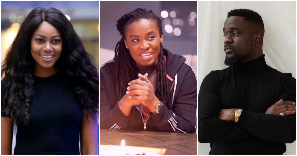 Photos of Yvonne Nelson, Jessica Opare-Saforo, and Sarkodie.