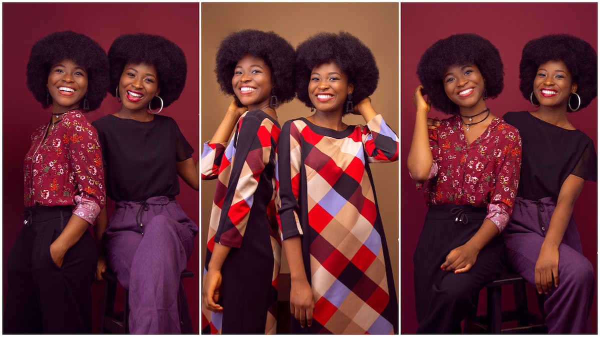 Nigerian twins mark birthday with beautiful photoshoots, Nigerians react