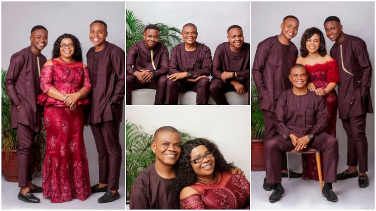 Adorable photos of couple who've been married for 25 years become viral sensation as they show off their kids