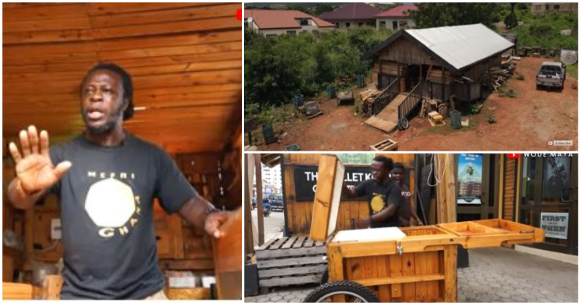 Man relocates to Ghana from New Zealand to build houses with waste wood