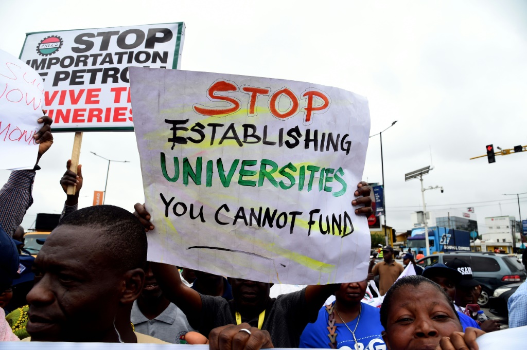 The Nigerian Labour Congress and other affiliated unions have backed the teachers strike