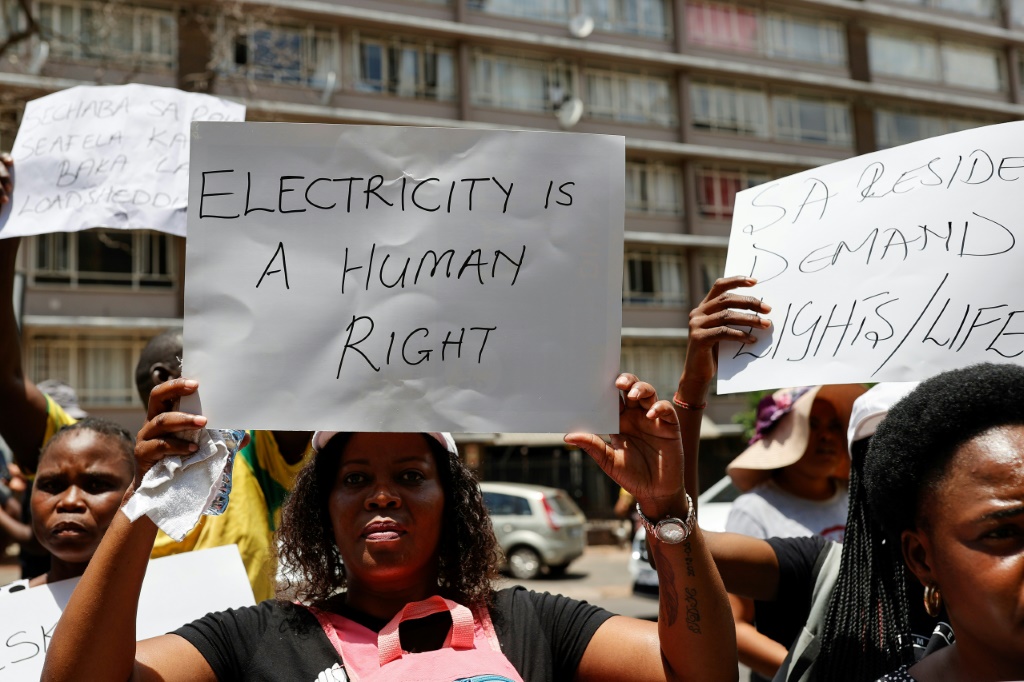 Many South Africans are furious at the blackouts, which can last hours at a time