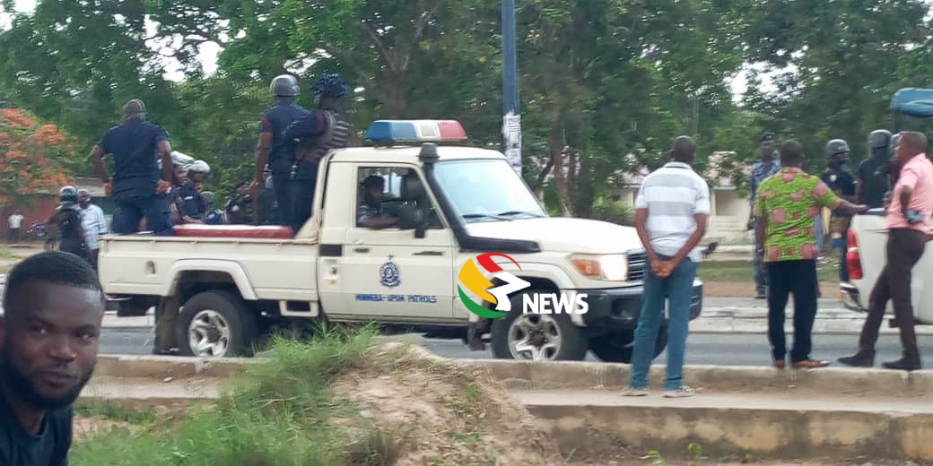 Police clash with protesting UEW students