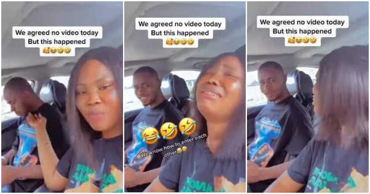 Relationship drama, Nigerian relationship gist, lady cries over boyfriend's beauty, lady cries because boyfriend is fine