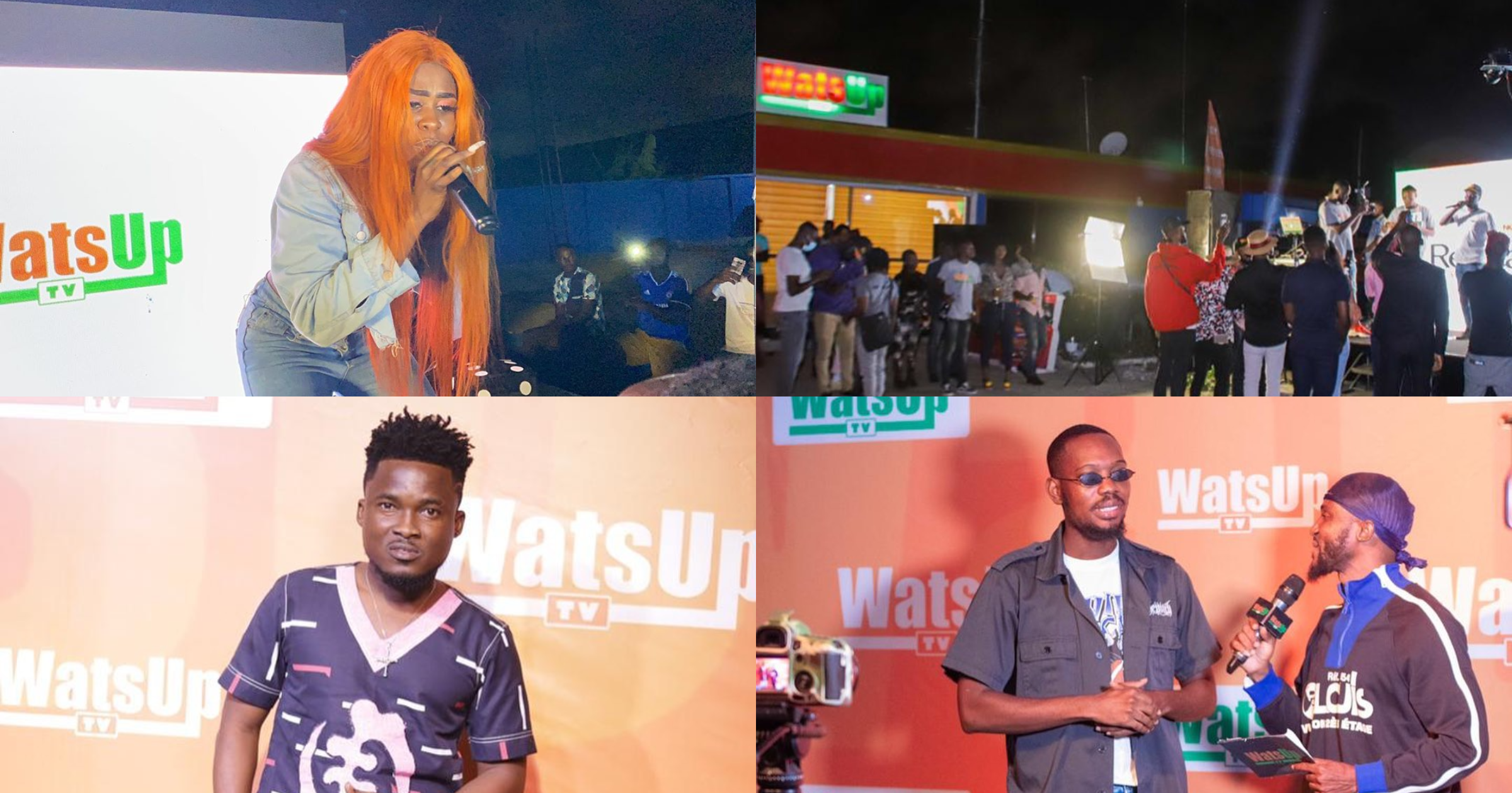 Beautiful videos and photo drop as music stars throng WatsUp TV's 24-hour channel launch