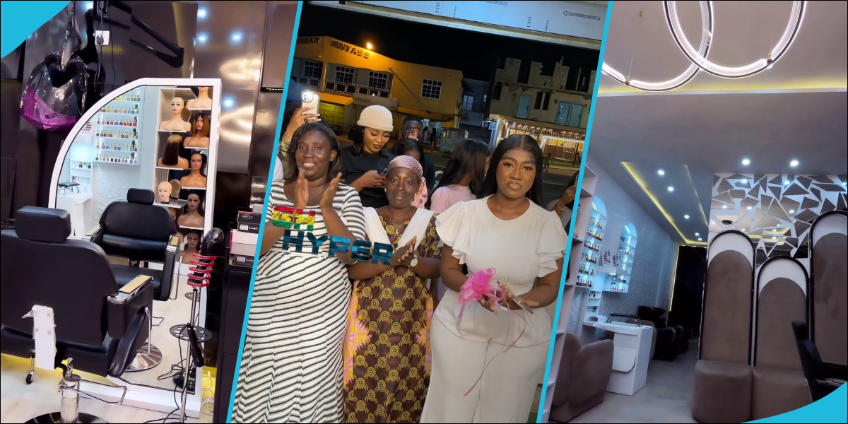 Hajia Bintu opens a salon, videos from the plush interior and launch emerge online