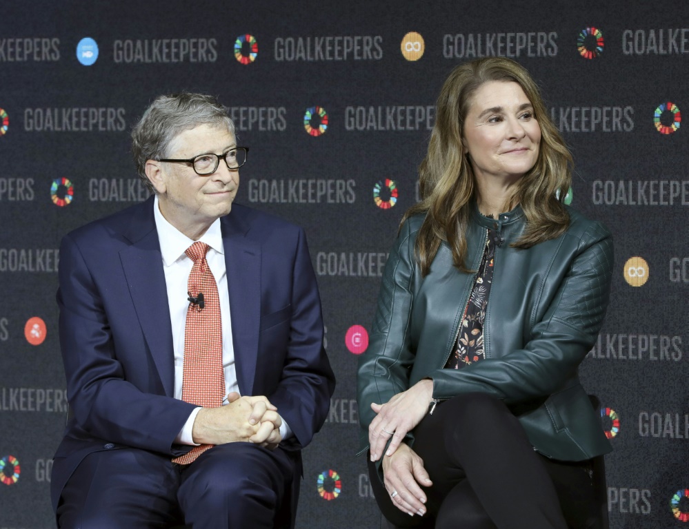 Bill Gates and Melinda French Gates -- seen here in 2018, divorced in 2021 but had continued to co-chair their eponymous foundation