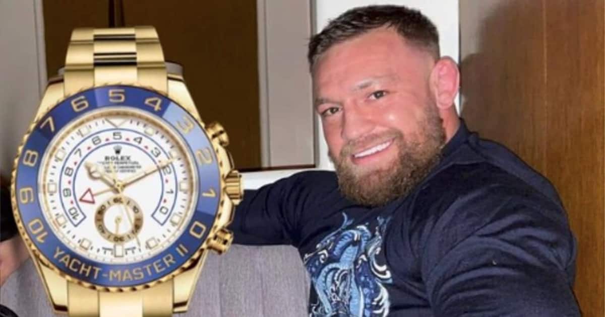 Conor McGregor shows off his latest acquisition from Rolex. Photo: Instagram/@thenotoriuousmma.