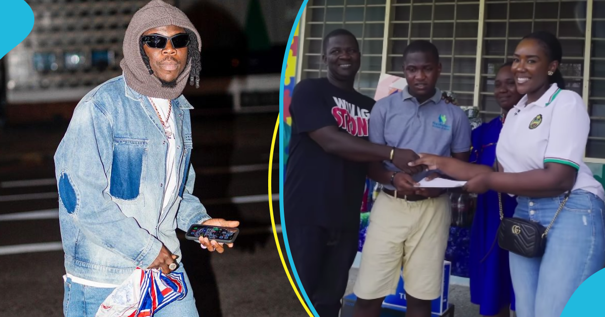 Stonebwoy and his autistic son