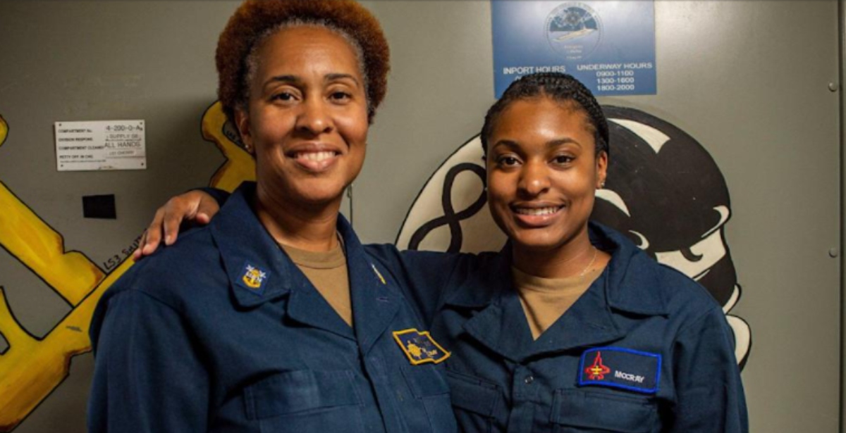Mother-Daughter duo has Taken Their bond to the next Level as they both Serve In the Navy On the same ship