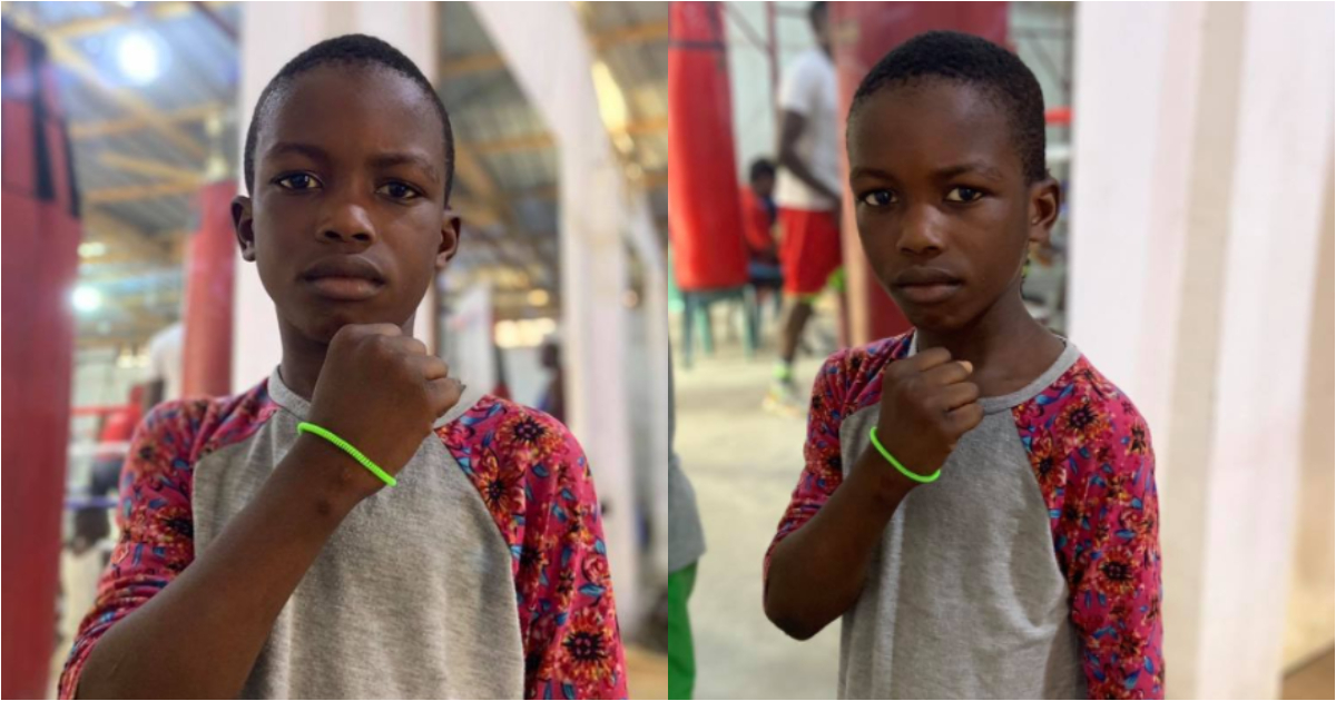 Meet the 9-year-old Ghanaian boy with a dream to be world boxing champion
