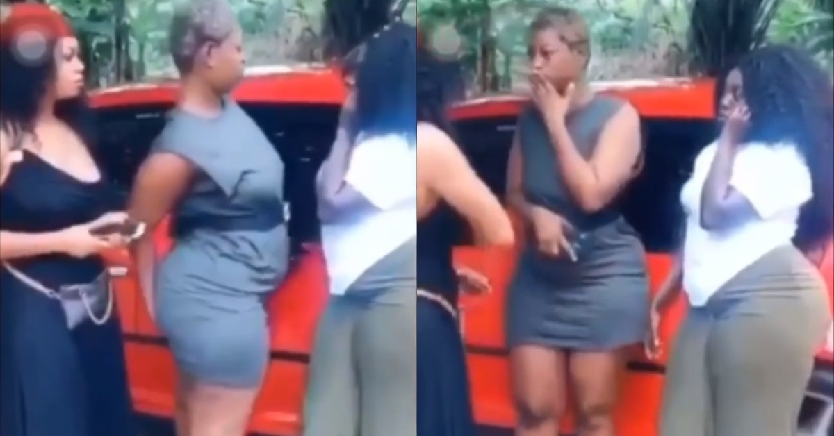 SEE what these Kumerica ladies were caught doing in broad daylight! (VIDEO)