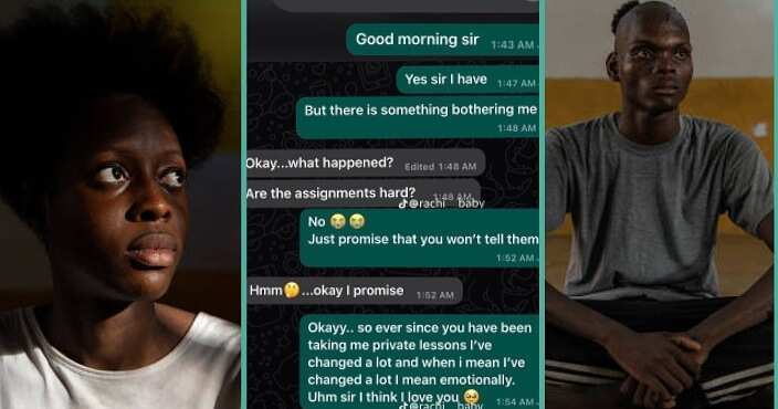 Girl professes love to lesson teacher in leaked chat